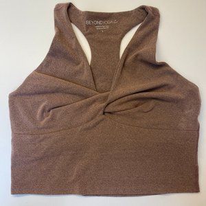 Beyond Yoga twisted cropped tank